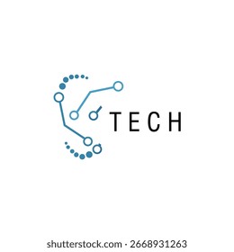 Digital Transformation line icon. linear style sign for mobile concept and web design. Digital technology outline vector icon. AI tech symbol, logo illustration. Vector graphics