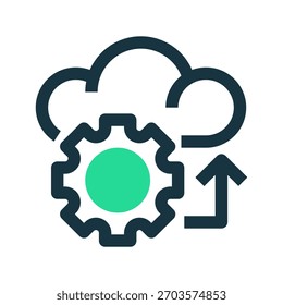 Ícone da linha de transformação digital, símbolo da estrutura de tópicos para adoção da tecnologia, modernização dos negócios, automação do processo, aprimoramento do sistema e inovação do fluxo de trabalho. Ícone de sinal vetorial.