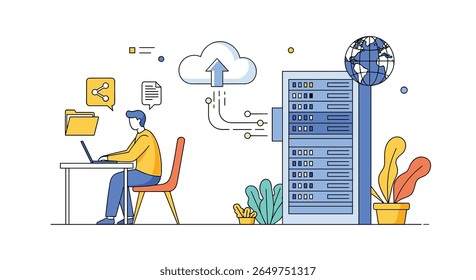 Digital transformation strategy enabling global business growth and seamless data integration