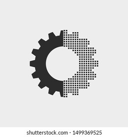 Digital transformation symbol. New trend digital concept symbol.
