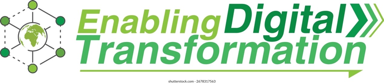 Icono de diseño de tecnología de transformación digital