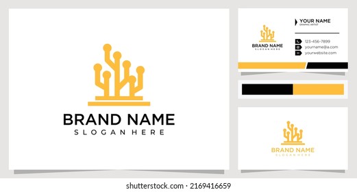 Digital Tree logo, for education learning and technology business company