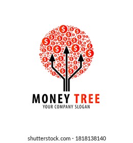 digital tree logo vector design