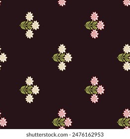 Digital Trending Texture Illustration and Flowers for Background Design Beautiful Textured Effects Floral Art Textile Print Stock Illustration for Fabric and Paper Prints