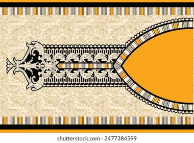 Digital Trending Texture Illustration and Flowers for Background Design Beautiful Textured Effects Floral Art Textile Print Stock Illustration for Fabric and Paper Prints