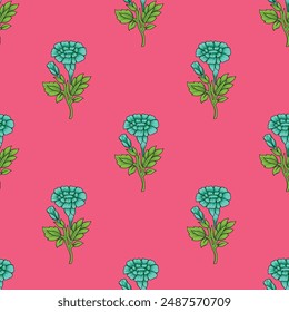Digital Trending Texture Illustration and Flowers for Background Design Beautiful Textured Effects Floral Art Textile Print Stock Illustration for Fabric and Paper Prints