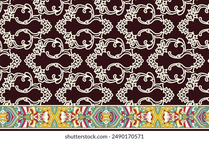 Digital Trending Texture Illustration and Flowers for Background Design Beautiful Textured Effects Floral Art Textile Print Stock Illustration for Fabric and Paper Prints