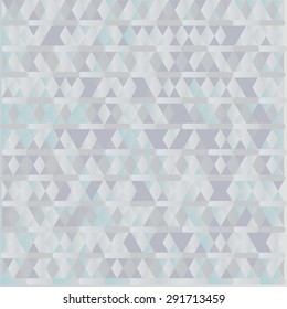 Digital triangle pixel mosaic, abstract vector background