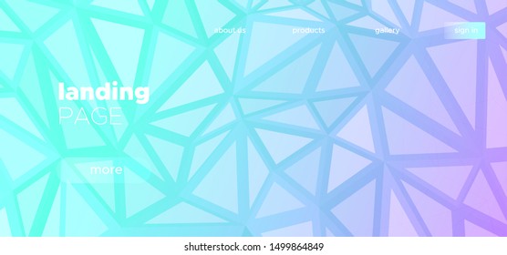 Digital Triangles Wallpaper. Abstract Polygon Layout. Mosaic 3d Business Design. Pastel Geometric Banner. Triangles Background. Violet Polygon Poster. Vector Illustration. Triangular Background.