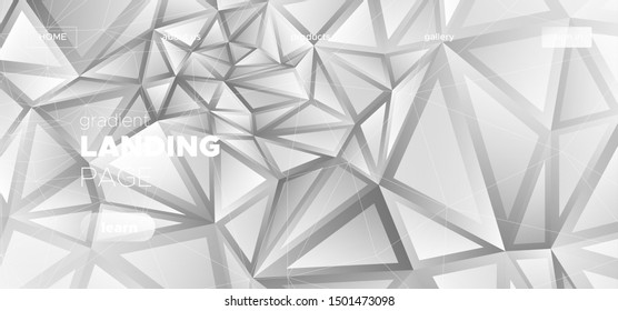 Digital Triangles Wallpaper. Abstract Polygon Poster. Futuristic Vector Illustration. Gray Geometric Texture. Triangular Background. Monochrome Polygon Pattern. Geometric Shapes. Triangles Background.