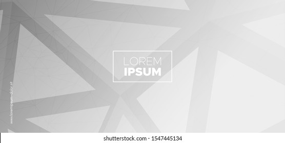 Digital Triangles Wallpaper. Abstract Polygon Poster. Futuristic Vector Presentation. Gray Geometric Shapes. Triangular Background. Monochrome Polygon Layout. Geometric Texture. Triangles Background.