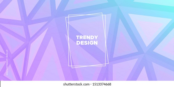 Digital Triangular Background. Creative Polygon Poster. Origami Vector Illustration. Music Geometric Shapes. Triangles Background. Pastel Polygon Pattern. 3d Business Design. Triangles Wallpaper.