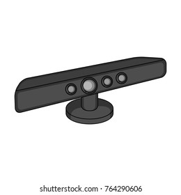 Digital TV set-top box single icon in monochrome style for design.Car maintenance station vector symbol stock web illustration.