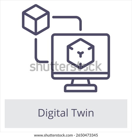 Digital Twin Element For Design Graphic