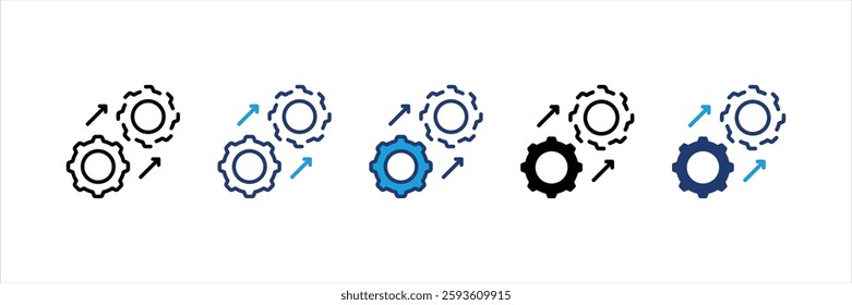 Digital Twin Icon Element For Design