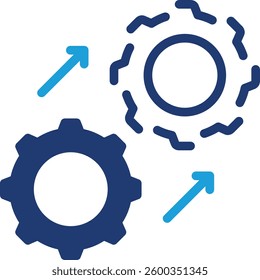 Digital Twin Icon Element For Design