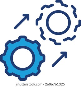 Digital Twin Icon Element For Design