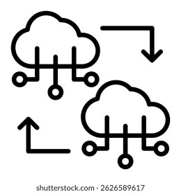 Digital Twin Icon Element For Design