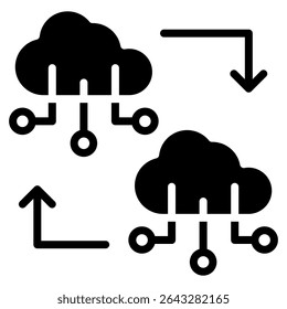 Digital Twin Icon Element für Design
