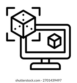 Elemento Digital Twin Icon Para Diseño Y Vector
