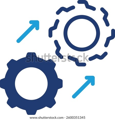 Digital Twin Icon Element For Design