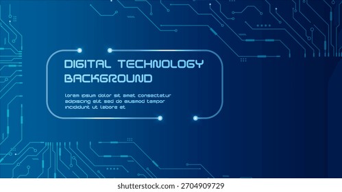 Digital UI Circuit Blueprint Background. Blueprint-style interface with organized circuit lines and soft illuminated tech accents.