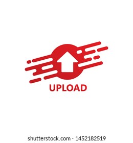 Digital Upload Logo Template Design Vector, Emblem, Design Concept, Creative Symbol, Icon
