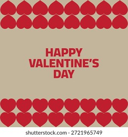 A digital Valentine's Day card featuring red hearts and a festive message on a beige background