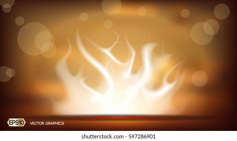 Digital Vector Abstract steaming waves Background with bokeh and lights. Ready for product placement and infographic, poster, ads, print or magazine