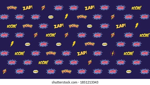 Digital vector of animation text wallpaper. Multiple text Pack.