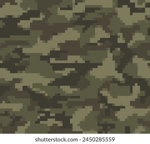 
digital vector camouflage background fabric texture, camouflage forest pattern