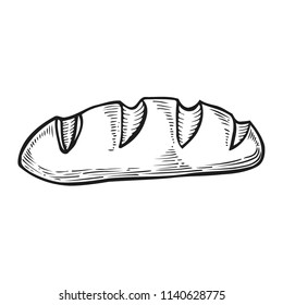 Digital vector detailed line art golden loaves braided bread, sliced cut, wheat hand drawn illustration set. Thin artistic outline. Vintage ink flat, engraved mill doodle sketches. Isolated