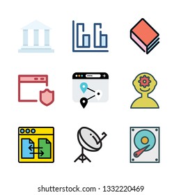 digital vector icon set