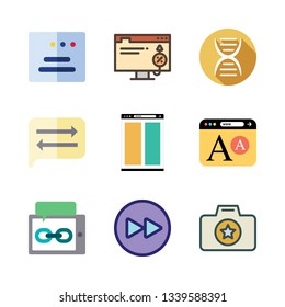 digital vector icon set