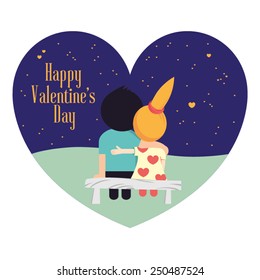 digital vector illustration / Happy ValentineÃ¢Â?Â?s  Day by 14 February / Heart vector 