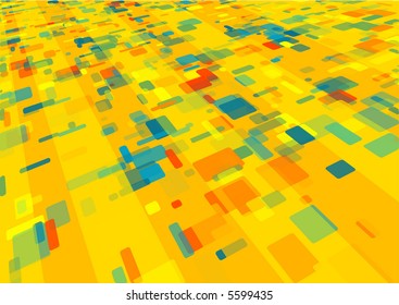 Digital Vector Retro Background