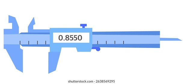 Digital Vernier Caliper, A precision measuring tool used to measure the length, depth, and internal or external diameters of objects with high accuracy