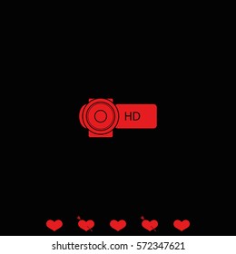 Digital video camera icon.