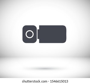 Digital Video Camera icon. Vector Eps 10 . Lorem Ipsum Flat Design