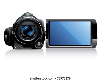 Digital Video Camera Vector