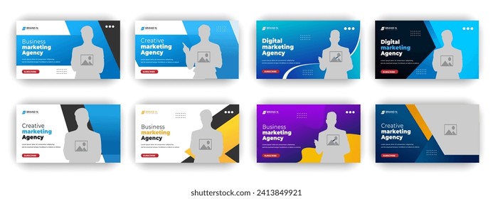 Digital Video Thumbnail or Social Media Web Banner and Body Perfect Thumbnail Design Template