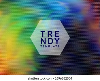 Fondo vectorial holográfico geométrico del asiento digital. Elementos de superposición de espesor fluido. Planta geométrica abstracta para el diseño de vales.