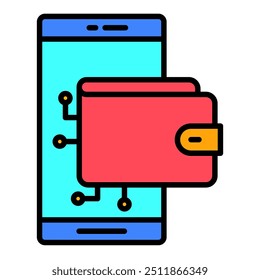 Digital Wallet E Commerce Icon