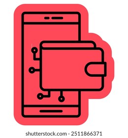 Digital Wallet E Commerce Icon