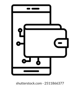 Digital Wallet E Commerce Icon