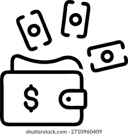 Billetera digital con moneda flotante y símbolos de consumo Concepto como una billetera digital sobre un fondo blanco con moneda flotante y símbolos de consumo que enfatizan el proceso de liquidación financiera. El fondo brillante proporciona un espacio de copia claro para anuncios financieros y comerciales. en Photo Stock Concept, espacio de copia para publicidad o Anuncio con Photo Realistic como detalle de alta calidad --ar 7:2