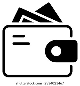 Digital Wallet Icon can be used for uiux, web, app, infographic, etc