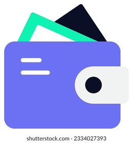 El icono de la cartera digital se puede usar para uiux, web, aplicación, infografía, etc
