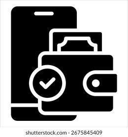 Elemento De Ícone Da Carteira Digital Para Design