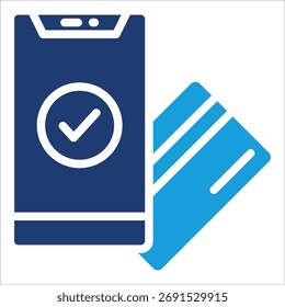 Elemento de icono de billetera digital para diseño